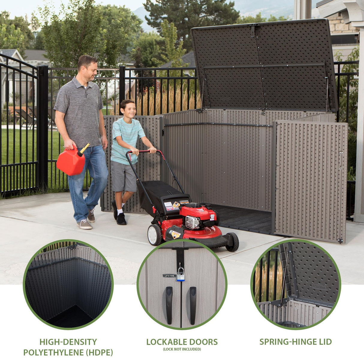 Lifetime 60296 Horizontal Storage Shed Lifetime