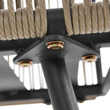 Yaheetech 3-Piece Patio Furniture Set, Outdoor PE Rattan Wicker Bistro Set w/ 2 Chairs & Tempered Glass Top Table & Cushions, for Poolside/Porch/Garden/Yard Yaheetech