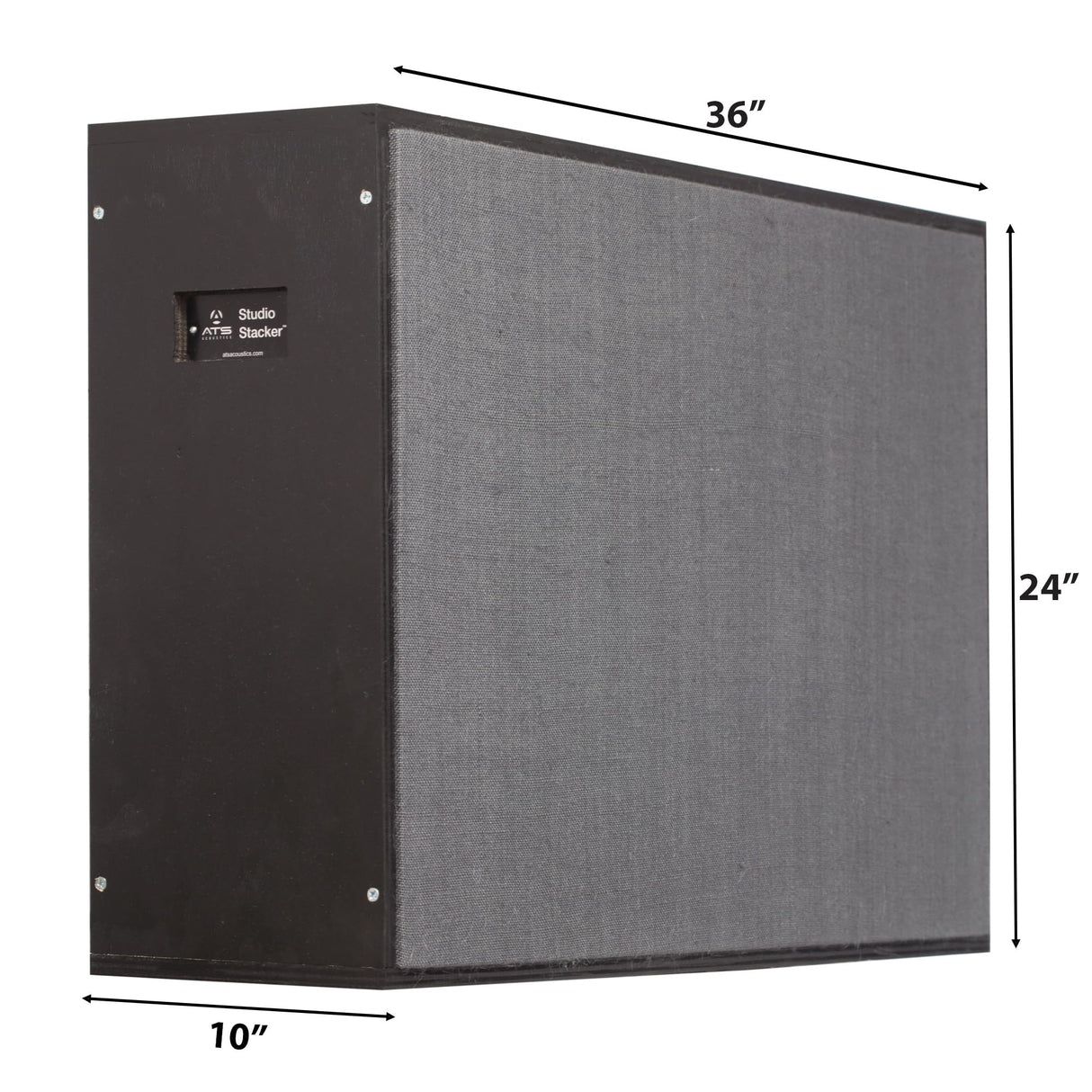 ATS Acoustics Studio Stacker Portable Gobo Professional Studio Quality Acoustic Isolation Stackable Go Between 24" x 36" x 10" WoodArtSupply