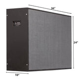 ATS Acoustics Studio Stacker Portable Gobo Professional Studio Quality Acoustic Isolation Stackable Go Between 24" x 36" x 10" WoodArtSupply