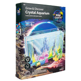 BBC Earth Grow & Discover Crystal Aquarium, Grow Colorful Cave-Like Crystal Formations Inside Reusable Tank, Magic Rocks, STEM Toys, Unique Crystal Growing kit, Science Experiments for Kids 6-8 Horizon Group USA