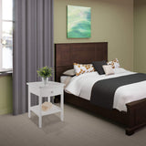 Winsome Wood Claire Accent Table, White Winsome