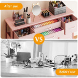 Pink Dresser for Bedroom, Modern Dresser with 10 Drawers, 55 Inch Tv Stand Dressers with Power Outlet, Storage Unit Organizer Chest of Drawers for Closet, Kid Room, Dressers Cupboard for Bedroom Takywep