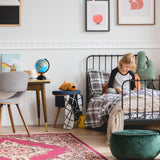 Juvale Rotating World Globe with Stand for Kids Learning, 8-inch Spinning Earth Globe for Classroom Geography Education Juvale