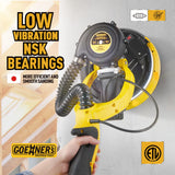 Drywall Sander, Electric Drywall Sander with Vacuum, 7 Variable Speed, 900-1800RPM, Labor-Saving Handle and Patented Fixture for Ceiling Sanding, LED Light, 14ft Dust Hose,26ft Power Cable,Storage Bag Kitvance