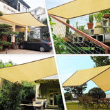 Shade Cloth - Pergola Sun Shade 90% Outdoor Shade Fabric with Grommets for Pergola Cover Patio Gazebo Deck Garden Porch Wheat(3X6FT) ZOZIJIU