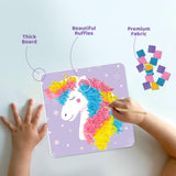 jackinthebox Poke Poke Art for Kids - Unicorns, Mermaids, Princess, Cupcakes, Mess-Free Sewing Art for Children, Toys for Girls and Boys Ages 4 5 6 7 8, Great Gift for Children, DIY Creative Activity jackinthebox