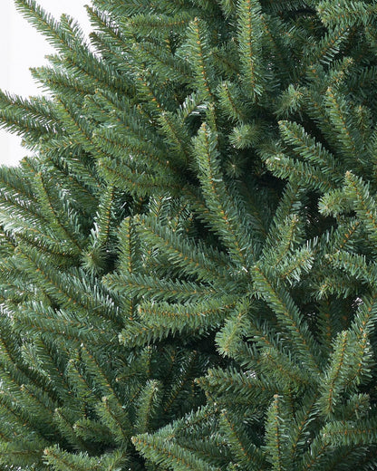 10ft Blue Spruce Christmas Tree, Premium Hinged Artificial Christmas Tree, Full Unlit Xmas Tree 10 Feet No Lights, Non Pre-lit for Indoor and Outdoor Festive Holiday Fir Green