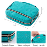 MYBAGZING Crochet Hook Case Empty - Quilted Crochet Organizer Case- Crochet Hook Holder for Circular Knitting Needles, Crochet Hooks (up to 8") Knitting & Crochet Supplies - Knitting Accessories MYBAGZING