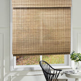 Woven Bamboo Roman Shades - Light Filtering Blinds in Colour 5 LANTIME