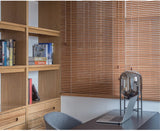 Natural Bamboo Venetian Blinds with Durable Aluminum Track - Customizable Size for All Rooms LLPEIJIE026