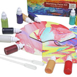 Water Marbling Painting Kit, Water Paint for Craft, Turkish Marble Pattern Craft Set,Watercolor Art Kit, Perfect for Birthday, Women's Day, Halloween, Christmas, Thanksgiving & New Year Gifts DGAGA
