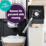 Mr. Coffee Programmable Espresso & Cappuccino Machine with Automatic Milk Frother & 19-Bar Pump, Stainless Steel Mr. Coffee