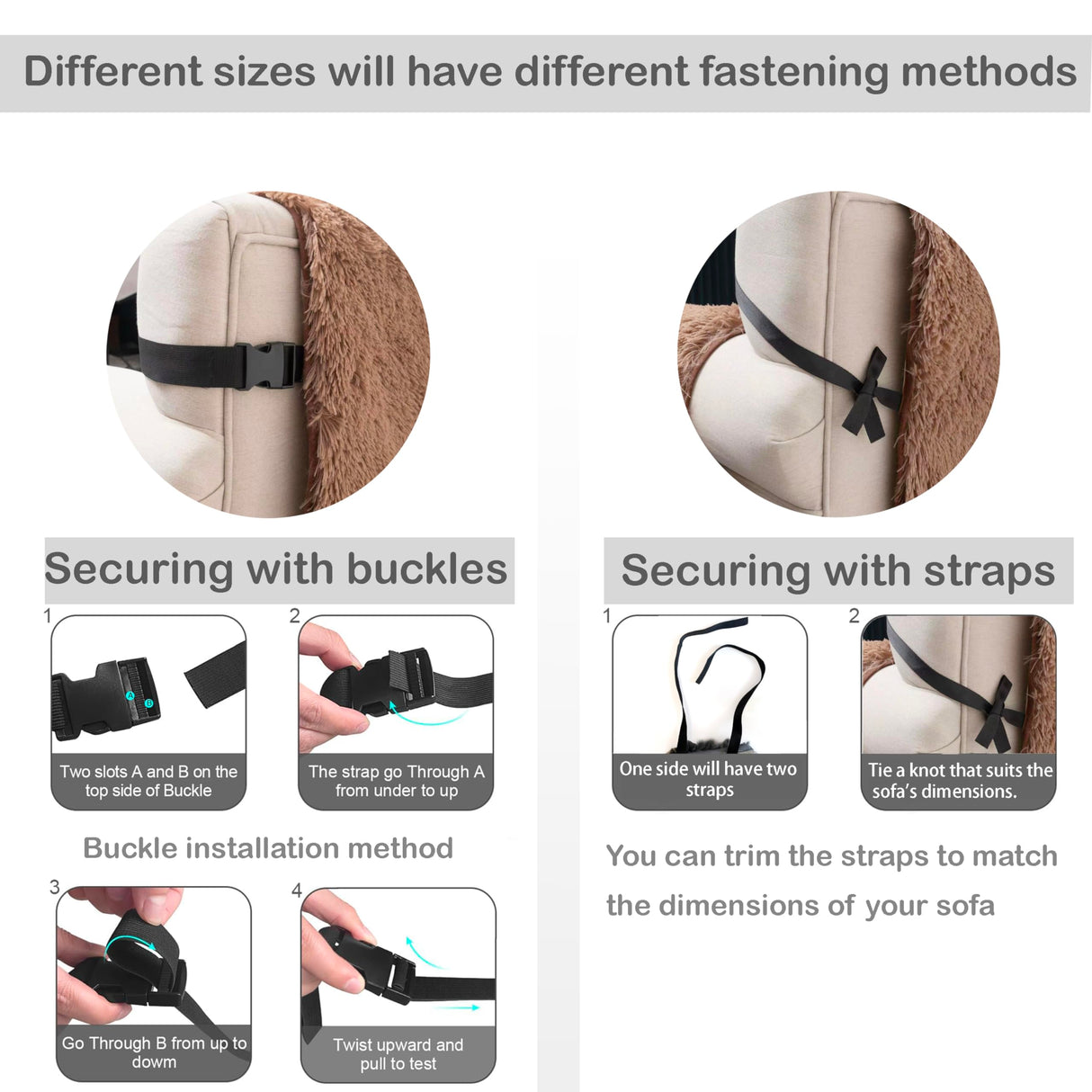 Snugglesinto Soft Faux Fur Sofa Cover Thick Shaggy Fuzzy Sectional Couch Cover Non-Slip Plush Sofa Slipcover Furniture Protector for Kids, Pets(Loveseat, White-Bubble) Snugglesinto