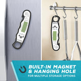 KIZEN Instant Read Meat Thermometer Digital - Food Thermometer for Cooking, Grill, Oven, BBQ - Waterproof and Backlit Display KIZEN