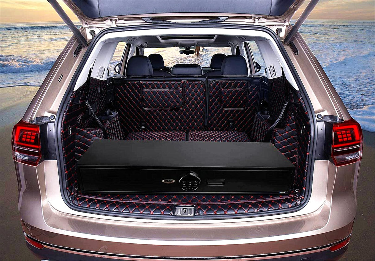 Extra Large Under Bed Safe, Heavy-duty Rapid Gun Storage Safe Drawer Safe for AR Rifle Ammo Pistol Accessories for Home and Vehicle LANGGER V