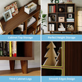 GAOMON Cube Bookshelf Organizer, Freestanding Open Bookcase with Leg Base, Modern Storage Shelf for Home Office Living Room Bedroom GAOMON