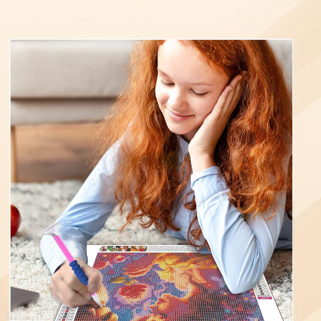 KEYRANKE 12 Pack Diamond Painting Kits for Adults 5D DIY Princess Diamond Art Kit Paint with Round Full Drill Diamonds for Beginners Gem Paintings Art for Home Wall Decor Gifts(12X12 Inch) KEYRANKE