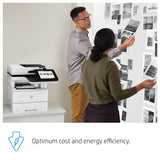 HP LaserJet Enterprise MFP M528dn Monochrome All-in-One Printer with built-in Ethernet & 2-sided printing (1PV64A), White HP