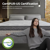 SAYREE 10 Inch Twin Memory Foam Mattress in a Box – Cooling Gel Infused, CertiPUR-US & Oeko-TEX Certified, Pressure Relief, Medium Firm Mattress for Back Pain SAYRE SLEEP