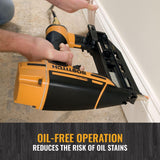 BOSTITCH Finish Nailer Kit, 16GA, Smart Point, Pneumatic (BTFP71917) Bostitch