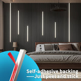 Art3d LED Recessed Lighting Kit - 6pcs Self-adhesive White LED Light with Smart Switch, 3000k Touching Switch Light for Wood Slat Wall Panels, Headboards, Stairs, Home decor, Under Cabinet Strip Light Art3d