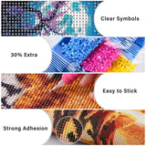 Lxmsja Yin Yang Diamond Art Kits for Adults, Moon DIY Full Drill Diamond Painting Kits for Beginners, 5D Gem Art Crafts for Adults, Home Wall Decor 12x16 inch Lxmsja