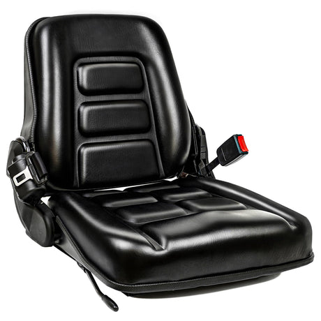 TICSEA Universal Forklift Seat with Adjustable Back,Safety Belt And Operator Position Switch,for Tractor,Excavator Skid Loader Backhoe Dozer Telehandler TICSEA
