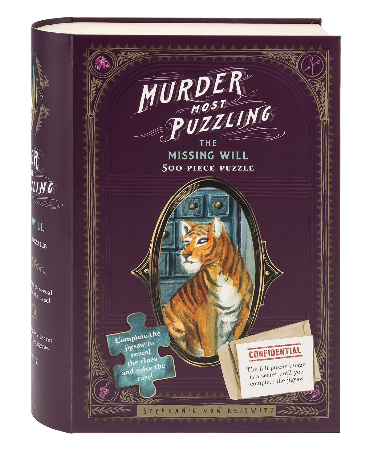 Murder Most Puzzling: The Missing Will 500-Piece Puzzle Chronicle Books