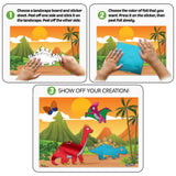 ArtCreativity Foil Art Kit for Kids - 220 Piece Crafts Set - 90 Foil Sheets, 10 Backgrounds, 100 Foam Stickers, 20 Googly Eyes - Mess-Free Foil Fun Art for Kids, Boys and Girls Ages 4, 6, 8, 10, 12 ArtCreativity