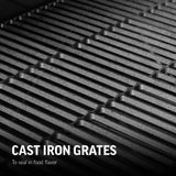 Char-Griller®Smokin Pro Charcoal Grill and Offset Smoker with Side Fire Box, Dual Damper Control, Chrome Plated Steel Warming Rack, 1,130 Cooking Square Inches in Black, Model CG30044223 Char-Griller