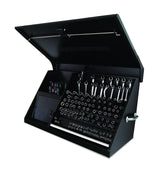 Montezuma 41" x 18" Heavy Duty Steel Triangle Toolbox (steel, flat black) Montezuma