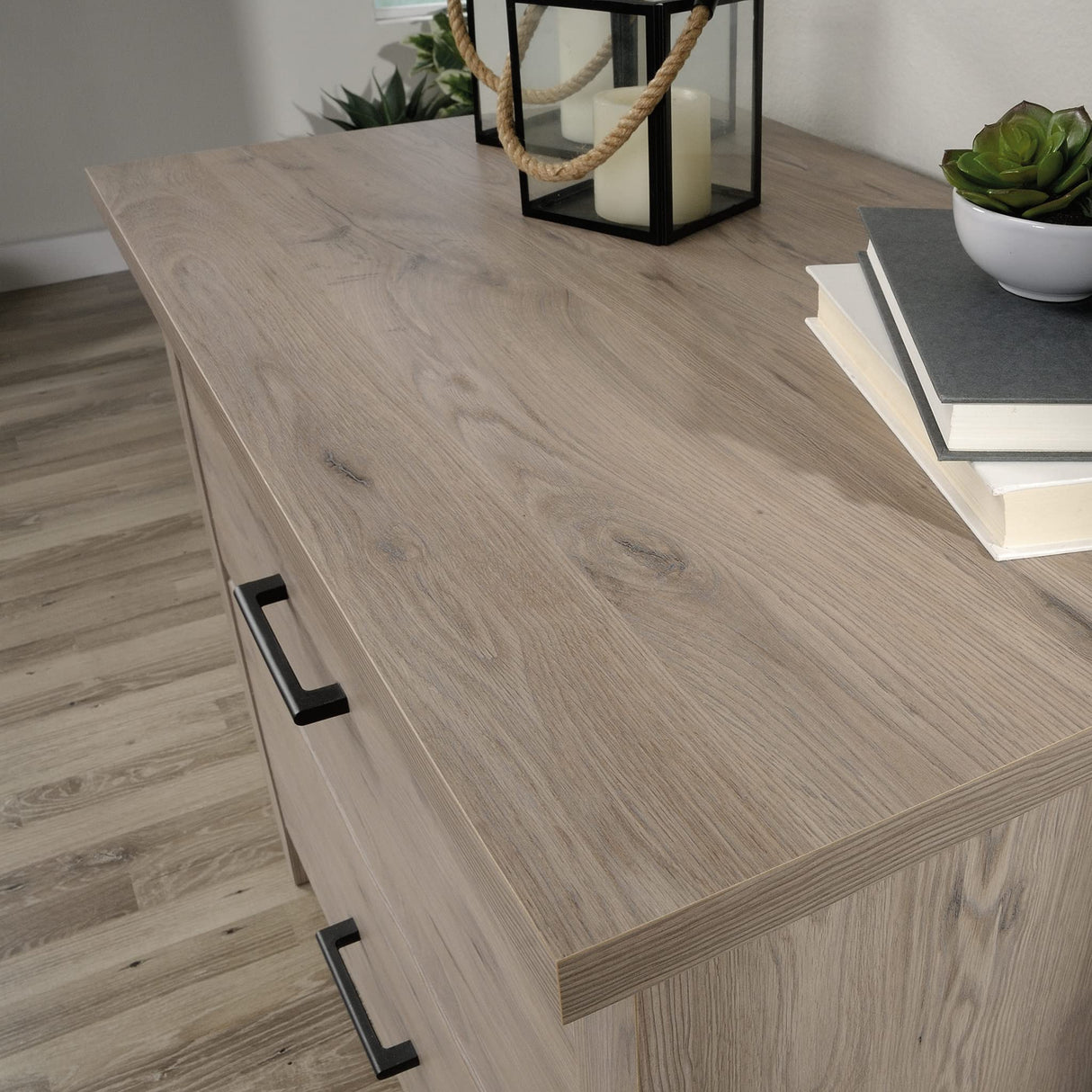 Sauder Summit Station 2-Drawer Lateral File Cabinet, L: 33.86" x W: 20.87" x H: 29.02", Laurel Oak Sauder