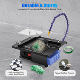 Gem Faceting Cutting Carving Polishing Machine,110V Professional Jade Polisher Machine Bench Grinder for Jewelry Jade Stone Wood Carving Gold XUFOPLY