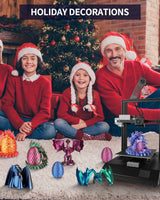 LANDU Silk Dual Color PLA Filament 1.75mm 1KG, 3D Printer Filament Dimensional Accuracy +/- 0.02mm, Coextrusion Filament PLA Shiny Filament Fits for Most FDM 3D Printers,1KG Spool (2.2lbs) Red Black LANDU