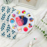 20 Pack Paint Tray Palettes for Kids, Plastic White Palettes for Students, Paint Holder, Paint Supplies LNAUJS