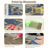 CEOVR Sports Car Diamond Painting Kits for Adults, Eagle Diamond Art Dots 5D Full Drill DIY Gem Art for Beginner, Adult Crafts Kits Arts and Crafts, Wall Decor for Home Office 12x16in CEOVR