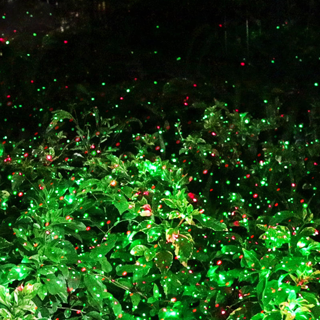 HERHOTER Christmas Laser Lights Outdoor,Red and Green Moving Outdoor Laser Light, Waterproof Garden House Decoration Laser Christmas Lights HERHOTER