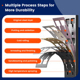 Yizosh Storage Shelves, 5000LBS Garage Shelving Unit, Metal Shelving Adjustable Storage Shelves Heavy Duty, Suitable for Garage, Supermarket, Warehouse, 71" W x 24" D x 70" H Yizosh