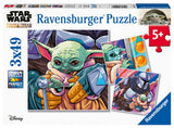 Ravensburger Star Wars The Mandalorian: Grogu Moments - 3 x 49 Piece Kids Jigsaw Puzzle Set | Unique & Interlocking Pieces | Builds Problem-Solving Skills | FSC-Certified Materials Ravensburger