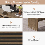 Tribesigns 62.2" Executive Desk with Mobile File Cabinet, L-Shaped Office Desk with Storage Shelves, Large Computer Desk Business Workstation Set for Home Office, Light Brown Tribesigns