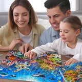 JOYZEXY 500 Piece Puzzles for Adults, Underwater World Jigsaw Puzzles 500 Pieces Ocean Scene Challenging Puzzle JOYZEXY