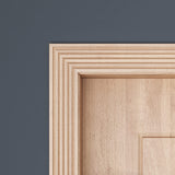 1821-4FTWHW Unfinished White Hardwood Beaded Casing Moulding ORNAMENTAL