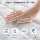 LoadEase Full Size Mattress, 10 Inch Full Mattress, Medium Firm Memory Foam & Individually Wrapped Pocket Springs for Back Neck Pain Relief, Motion Isolation, Edge Support LoadEase