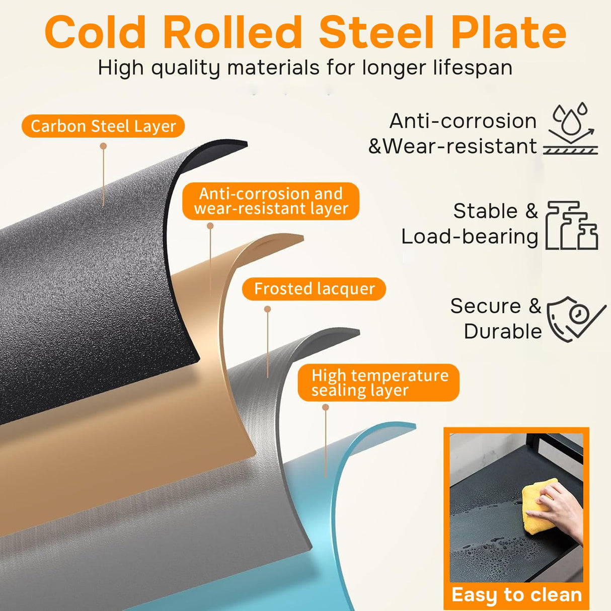 78''H Garage Shelving Heavy Duty Garage Storage Shelves, 3000 LBS Adjustable 5 Tier Industrial Shelving Unit, Metal Utility Shelf for Basement, Warehouse and Workshop (78''Hx36''Wx16''D, Black) ErgoNova