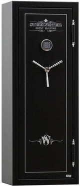 STEELWATER GUN SAFES NEW and IMPROVED Steelwater Heavy Duty 16 Long Gun Fire Protection for 60 Minutes AMSW592216-BLK Steelwater Gun Safes