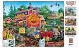Masterpieces 550 Piece Jigsaw Puzzle For Adults, Family, Or Kids - Antique Barn - 18"x24" Masterpieces