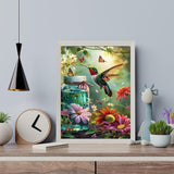 Arttoplus Hummingbird Paint by Numbers Kit for Adults Beginner-Hummingbird Paint by Number for Adults Canvas,DIY Oil Painting by Numbers for Adult for Gift Home Wall Decor(16x20inch) Arttoplus