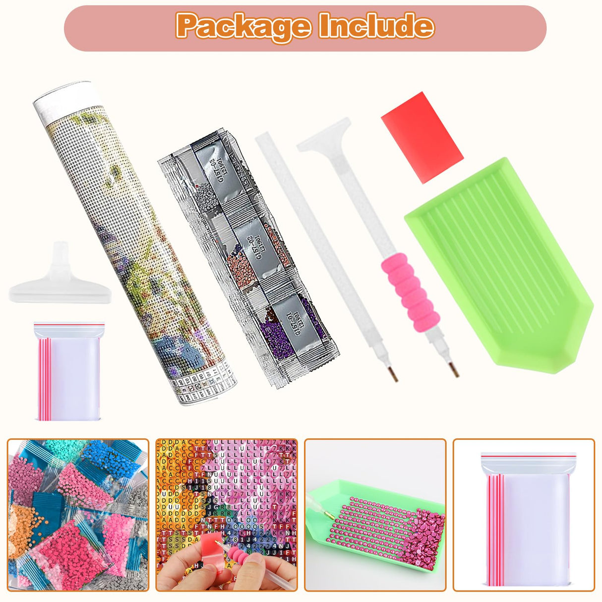 CEOVR Flower Diamond Art Kits for Adults, 5D Full Drill Diamond Painting Dots DIY Gem Art, Adult Crafts Kits Arts and Crafts, Wall Decor for Home Office 12x12in CEOVR