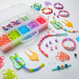 Rainbow Loom: Beadmoji Mini Combo - DIY Rubber Band & Bead Bracelet Kit - Includes 1800 Bands & 260 Beads, Design & Create, Ages 7+ Rainbow Loom
